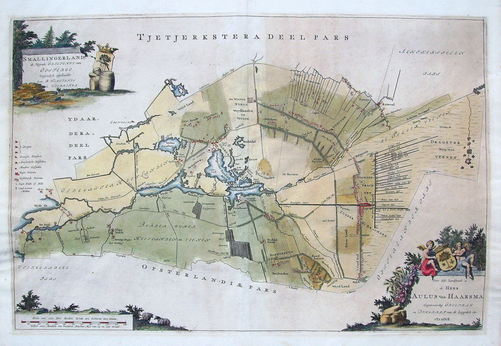 Schotanus-Halma kaart 1718